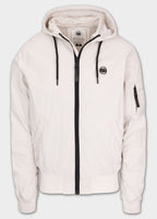 Men's transitional jacket with hood STEIN - Off-white