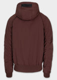 Men's transitional jacket with hood STEIN - Burgundy
