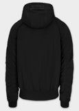 Men's transitional jacket with hood STEIN - Black
