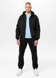 Men's transitional jacket with hood STEIN - Black
