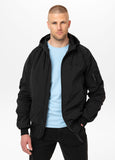 Men's transitional jacket with hood STEIN - Black
