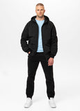 Men's transitional jacket with hood STEIN - Black