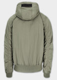 Men's transitional jacket with hood STEIN - olive grey