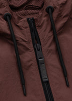 Men's transitional jacket with hood STEIN - Burgundy