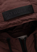 Men's transitional jacket with hood STEIN - Burgundy