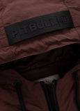 Men's transitional jacket with hood STEIN - Burgundy