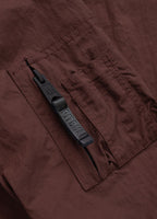 Men's transitional jacket with hood STEIN - Burgundy