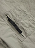 Men's transitional jacket with hood STEIN - olive grey