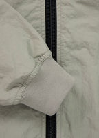 Men's transitional jacket with hood STEIN - olive grey