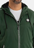 Men's Whitewood Hooded Transition Jacket - Dark Green