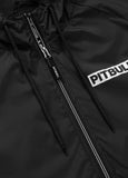 Men's Athletic Logo Hooded Transition Jacket - Black