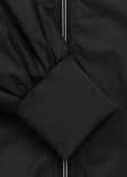 Men's Athletic Logo Hooded Transition Jacket - Black