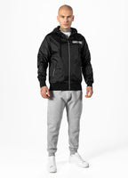 Herren Übergangsjacke mit Kapuze Athletic Logo - Schwarz
