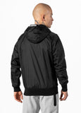 Herren Übergangsjacke mit Kapuze Athletic Logo - Schwarz