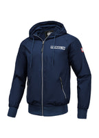 Herren Übergangsjacke mit Kapuze Athletic Logo - Dunkelblau