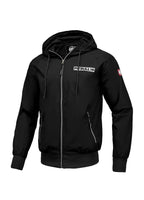 Herren Übergangsjacke mit Kapuze Athletic Logo - Schwarz