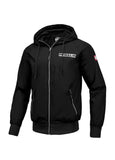 Herren Übergangsjacke mit Kapuze Athletic Logo - Schwarz