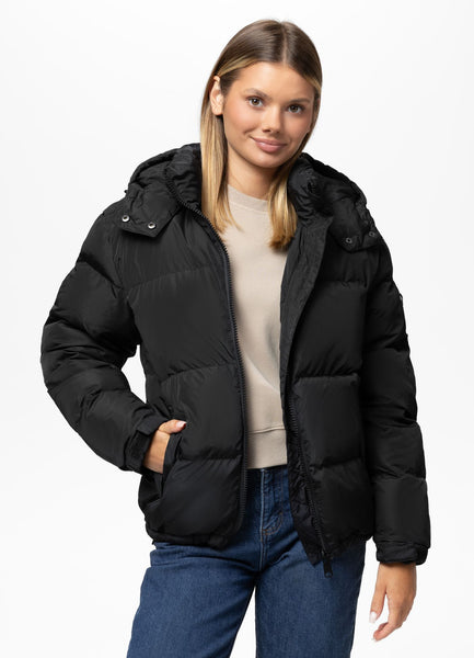 Women's winter jacket with hood Cleo