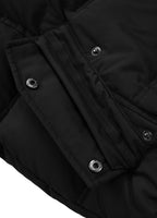 Men's winter jacket with hood Burnt
