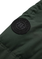 Men's winter jacket with hood Burnt