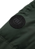Men's winter jacket with hood Burnt