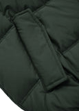 Men's winter jacket with hood Burnt