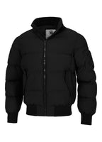 Men's winter jacket with hood Burnt