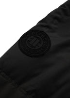 Men's winter jacket with hood Burnt