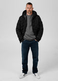 Men's winter jacket with hood Carver