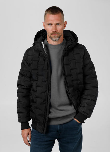 Men's winter jacket with hood Carver