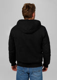 Men's winter jacket with hood Crimson