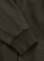 Men's winter jacket with hood Crimson