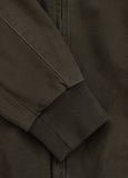 Men's winter jacket with hood Crimson