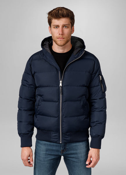 Men's winter jacket with hood Gopher