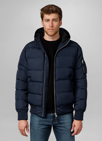 Men's winter jacket with hood Gopher