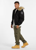Men's winter jacket with hood Harvest