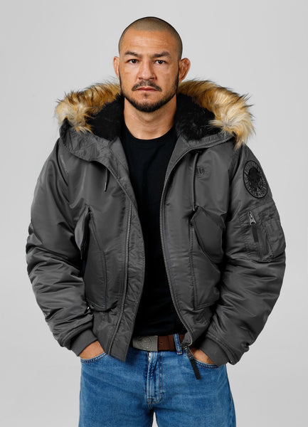 Men's winter jacket with hood Harvest