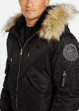 Men's winter jacket with hood Harvest