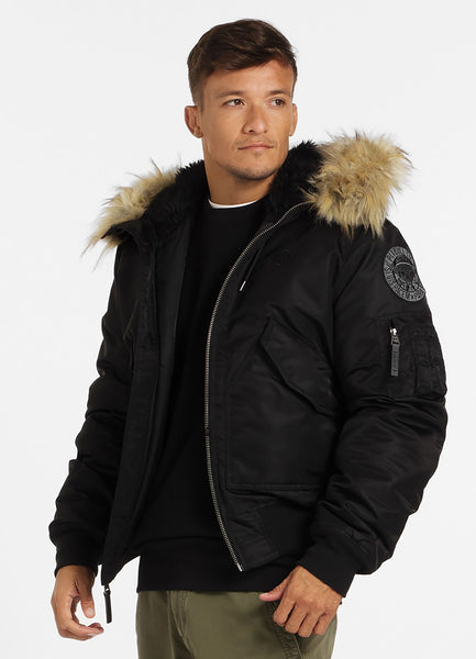 Men's winter jacket with hood Harvest