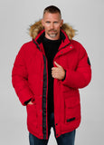 Men's parka winter jacket with hood Forest