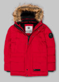 Men's parka winter jacket with hood Forest