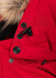Men's parka winter jacket with hood Forest