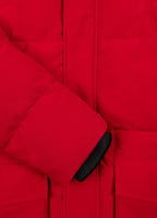 Men's parka winter jacket with hood Forest
