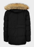 Men's parka winter jacket with hood Forest
