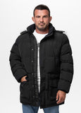 Men's parka winter jacket with hood Forest