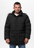 Men's parka winter jacket with hood Forest