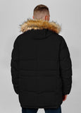 Men's parka winter jacket with hood Forest