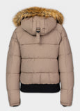 Kurtka zimowa pikowana z kapturem AZALEA