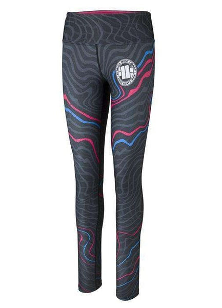 Legginsy women's compressed waves
