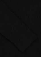 Damen Langarmshirt Rib - Schwarz